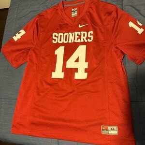 Nike Crimson Sooners Jersey